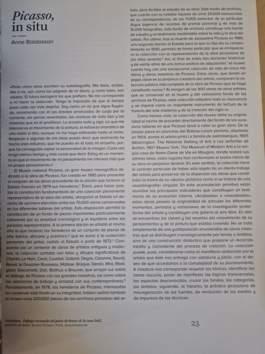 Picasso. La colección del Museo Nacional de París: