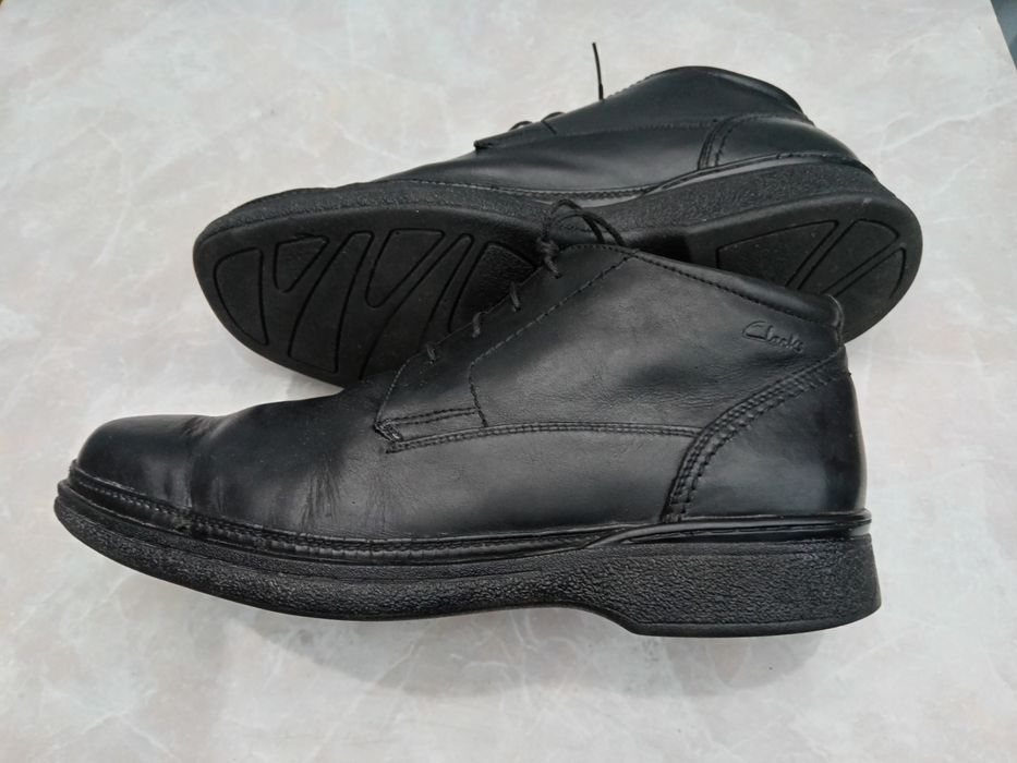 Чоловічі шкіряні черевики Clarks, Extra Wide, 43 р.