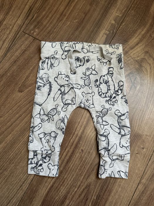 3 pary długich spodni dla chłopca noworodek H&M George 56