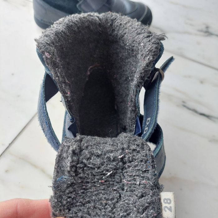 Buty 28 ocieplane zimowe śniegowce d.d.step barefood