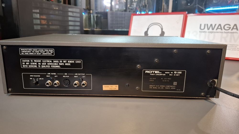 Rotel RD-1000 – deck kasetowy stereo | vintage