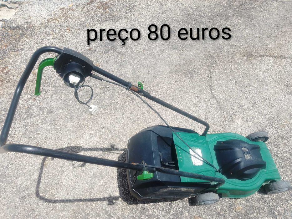 Máquina de cortar relva elétrica