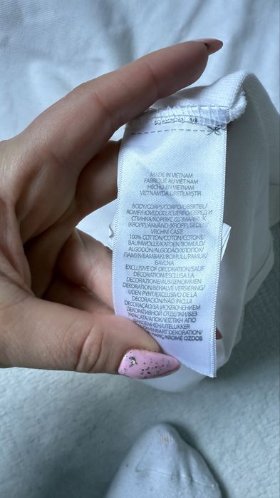 Polo Ralph Lauren biała koszulka Polo M miś bear modna