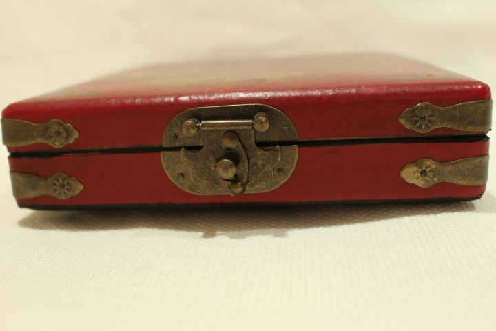 Antiga Bússola Náutica Chinesa em Caixa decoração Dragão e Fénix