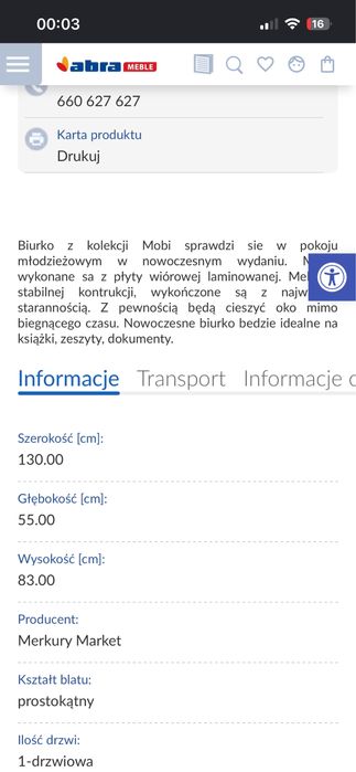 Sprzedam Biurko