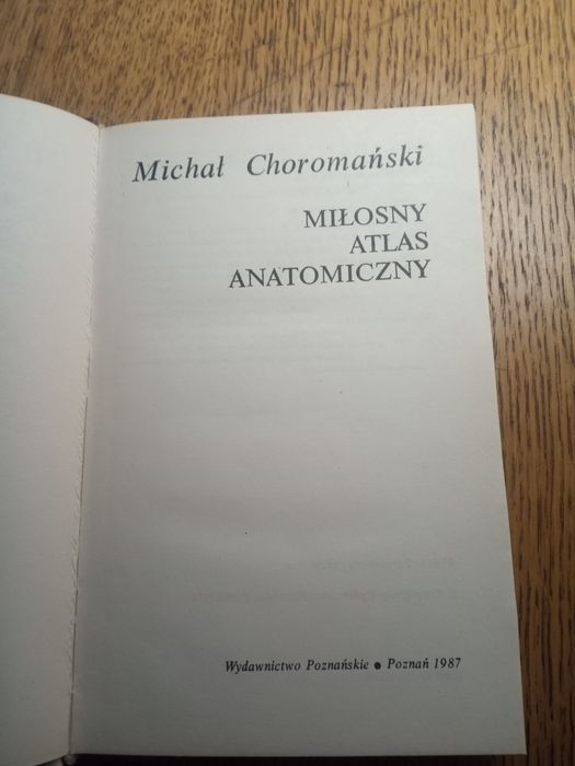 Miłosny atlas anatomiczny. Michał Grochomański