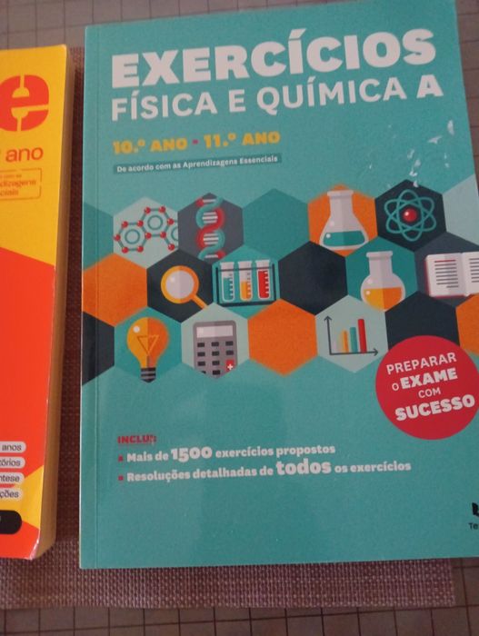 Exame Português 12 ano e Física e Química 10 e  11 ano