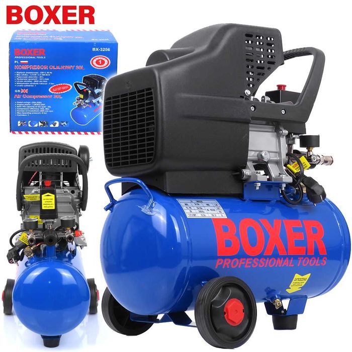 BOXER Kompresor Olejowy Sprężarka Powietrza 30l 1,8kw / 2,5km BX3256