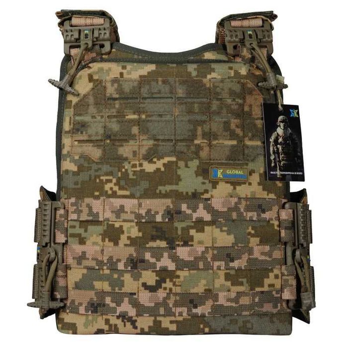 ТОП Бронежилет 4 класу захисту Ares Gen.2. Кордура. Сталь. Піксель.