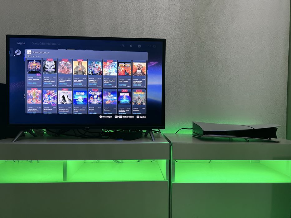 PS5 1TB (Estado de Loja) | Edição Plug & Play + 206 Jogos + Free Shop Integrada