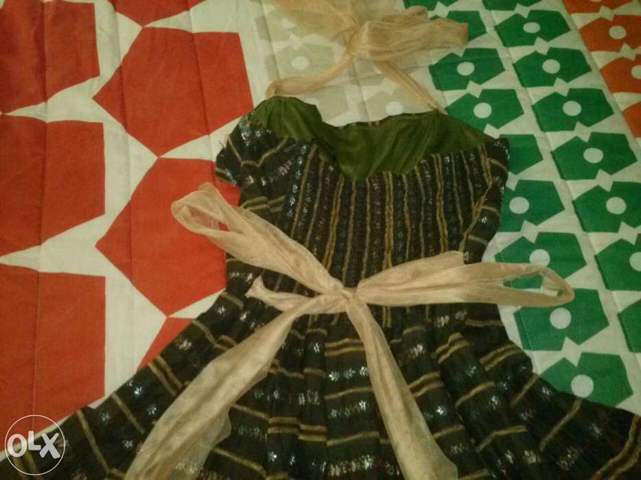 Vestido de gala verde