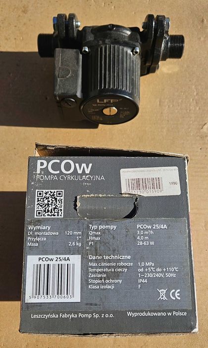 Pompa cyrkulacyjna LFP PCOw 25/4A