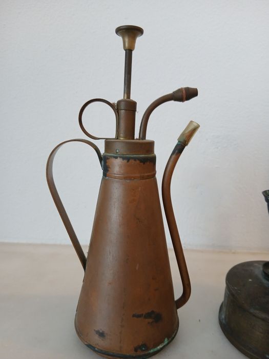 Cobre Atomizador botija fogão vintage