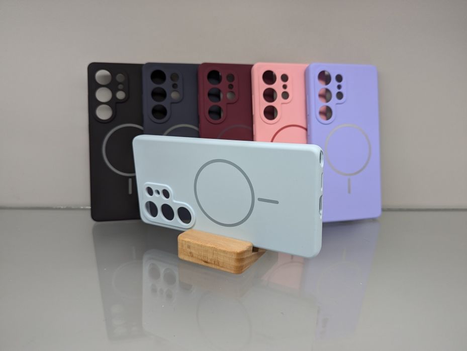 Samsung S25 Ultra MagSafe Противоударный чехол Софт Тач чохол