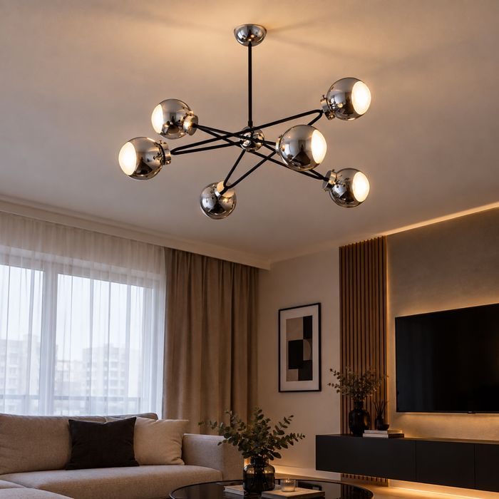 Lampa sufitowa SAGITO Chrome 25616 Alfa Sosnowscy