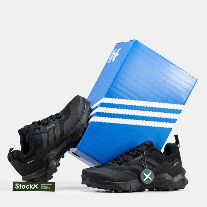 Кросівки Adidas Terrex Gore-Tex Triple Black premium | Кроссовки Адидас чоловічі