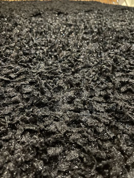 Carpetes preto brilhante
