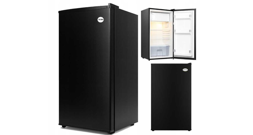 Sigma Lodówka Podblatowa Chłodziarka Biurowa Hotelowa Minibar 85Cm Czarna