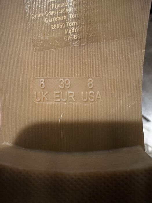 Весняне взуття, брогі, Primark, 39 р, штучна шкіра, нове