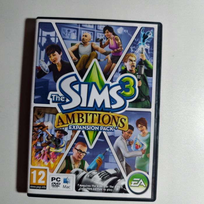 gra pc - the sims 3 ambitions - kariera + zwierzaki