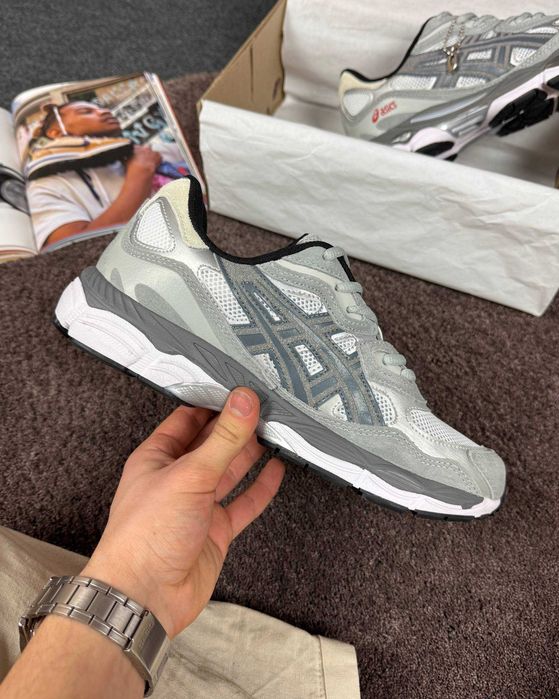 Кросівки Asics GEL-NYC Silver Grey /Кросовки Асикс/Кросовки мужские