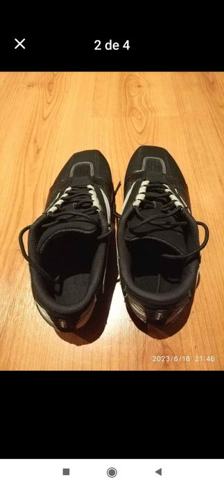 Sapatos de encaixe para bicicleta... Como Novos.