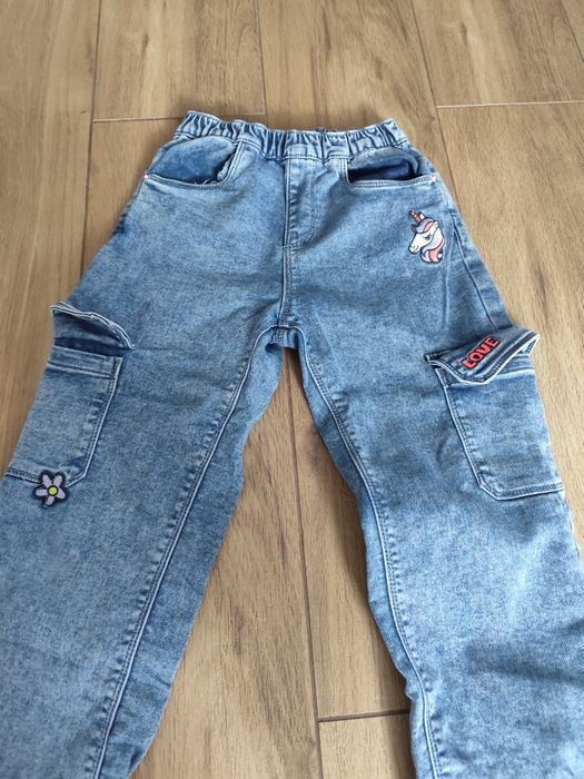 Spodnie jeansowe smyk 128