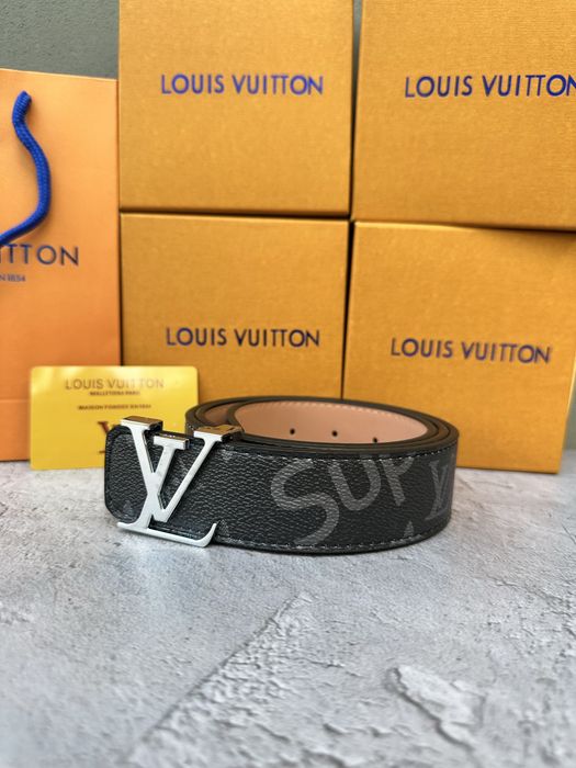 Ремень Louis Vuitton Belt | Шкіряний ремінь LV ПОВНА КОМПЛЕКТАЦІЯ