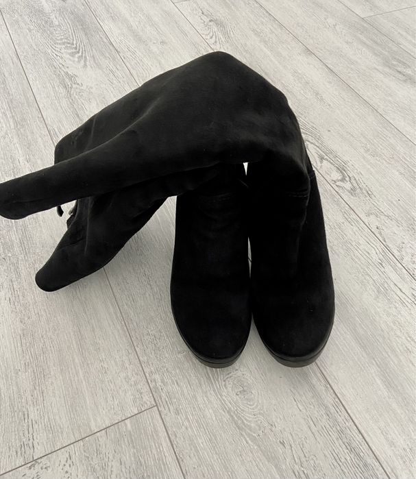 Сапожки замшеві