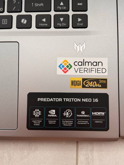 Acer Predator Helios Neo 16" Rtx4060 16gb/1tb Ultra 7 игровой ноутбук