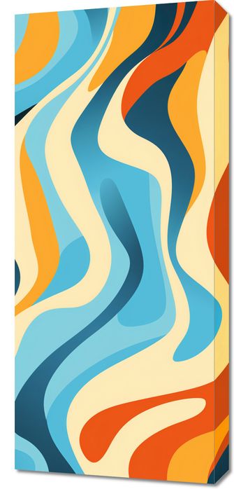 Obraz 40x90cm Tańczące Fale