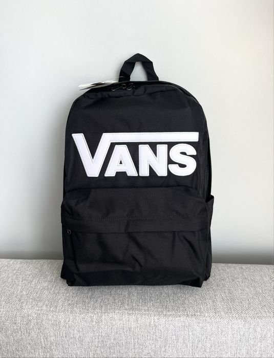 Оригінал Vans (22L) Drop V Backpack Новий Рюкзак Мужской Черный Ванс
