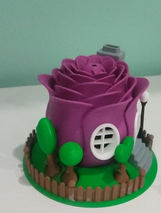 Casa das Fadas em forma de Rosa - NOVA