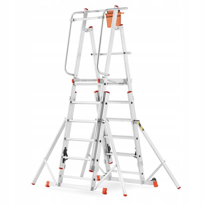 Drabina rusztowanie aluminiowe podnośnik HIGHER 8104-C