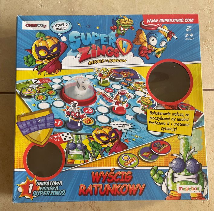 Super Zings - gra planszowa Wyścig Ratunkowy