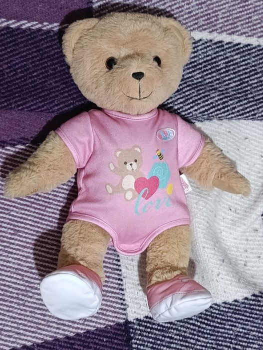 baby born бебі Борн ведмедик Тедді zapf ліжко