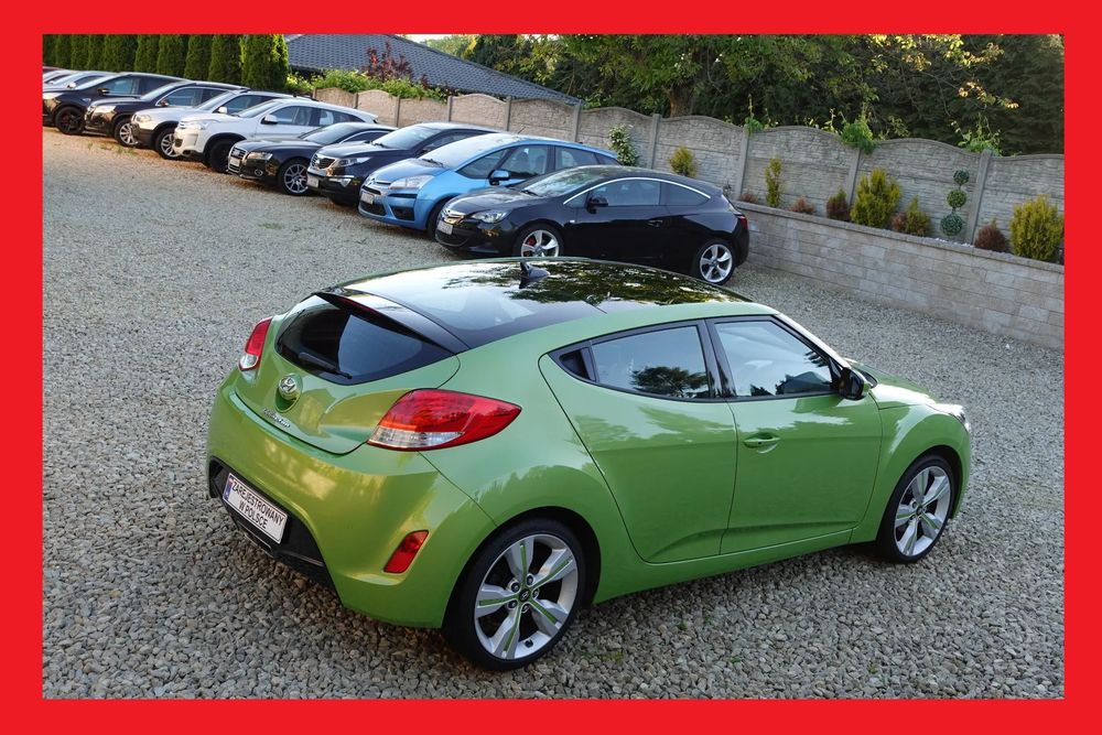 Hyundai Veloster *** Piękna bogata wersja Panorama 18 Alumy  Navi skóra Super kolor ***
