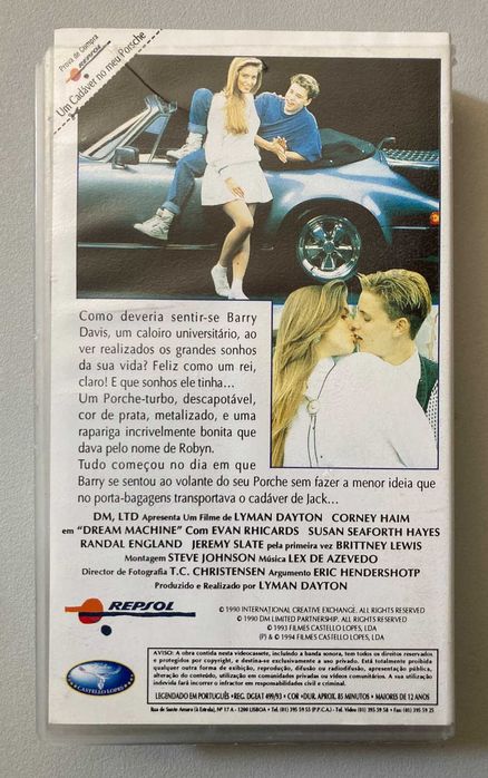 [VHS] Um Cadáver no meu Porsche / Dream Machine (não testado)