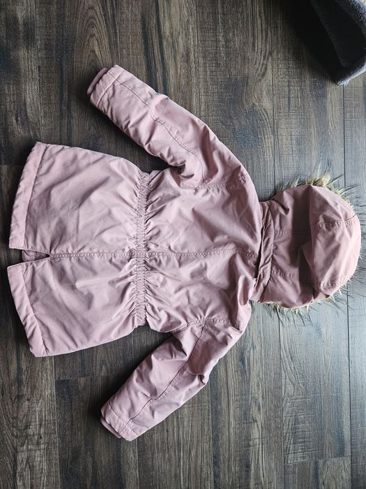 Parka kurtka zimowa dziewczęca H&M rozmiar 104