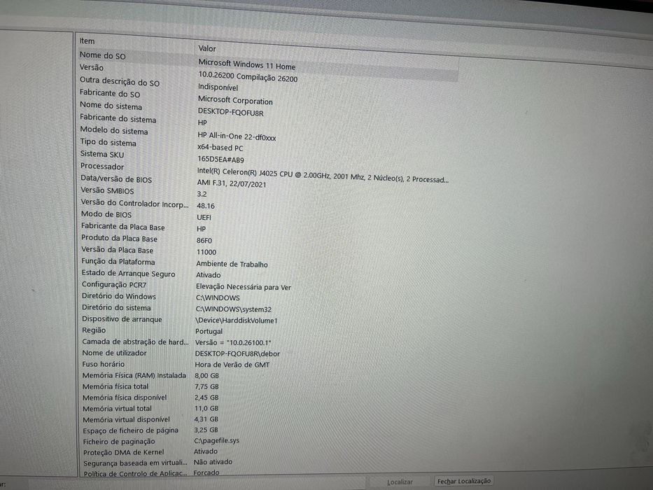 HP All-in-One 22