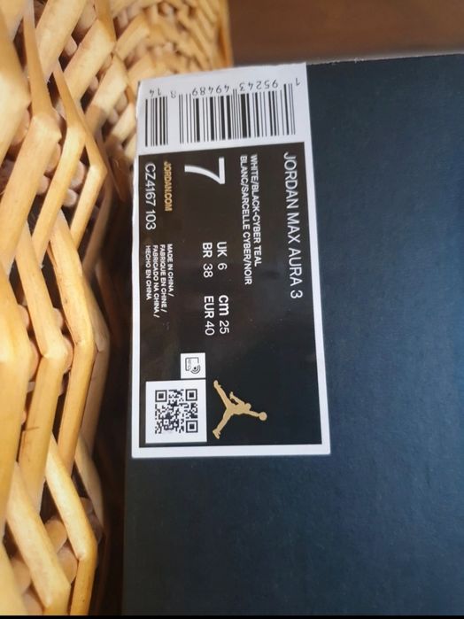 Jordan Max Aura 3 tamanho 40
