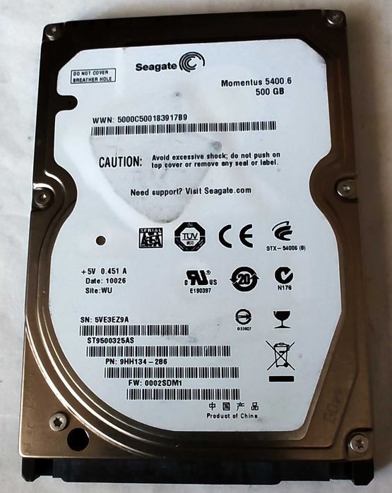 【中古】「未使用品」Seagate Momentus5400.2 2.5インチ内蔵型HDD 80GB/U-ATA100 ST98823A seagate momentus 54006 - купити ноутбуки та аксесуари - Ціна на OLX.ua
