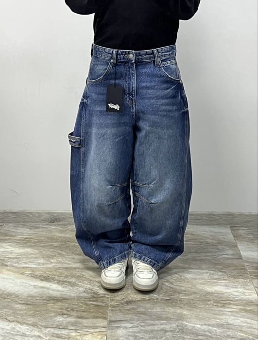 Нові широкі реп джинси BAGGY rap jeans широкие джинсы fubu ecko jaded
