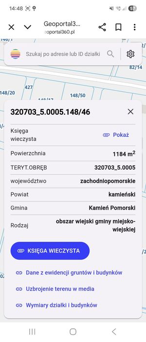 Działka na sprzedaż Kamień Pomorski