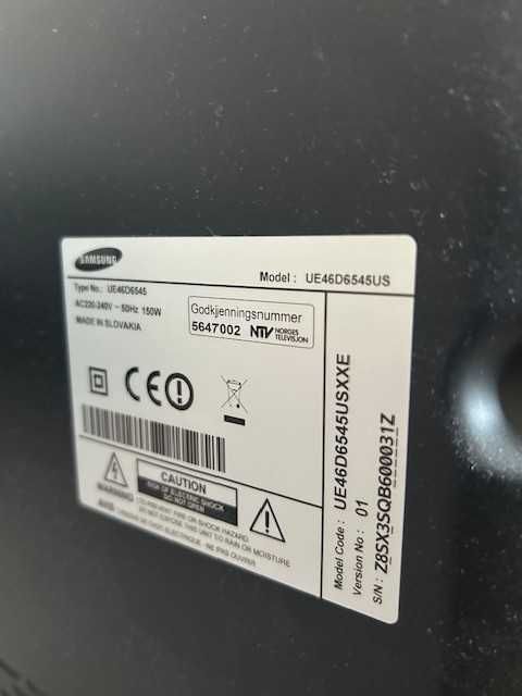 TV samsung 15 lat 46 cali