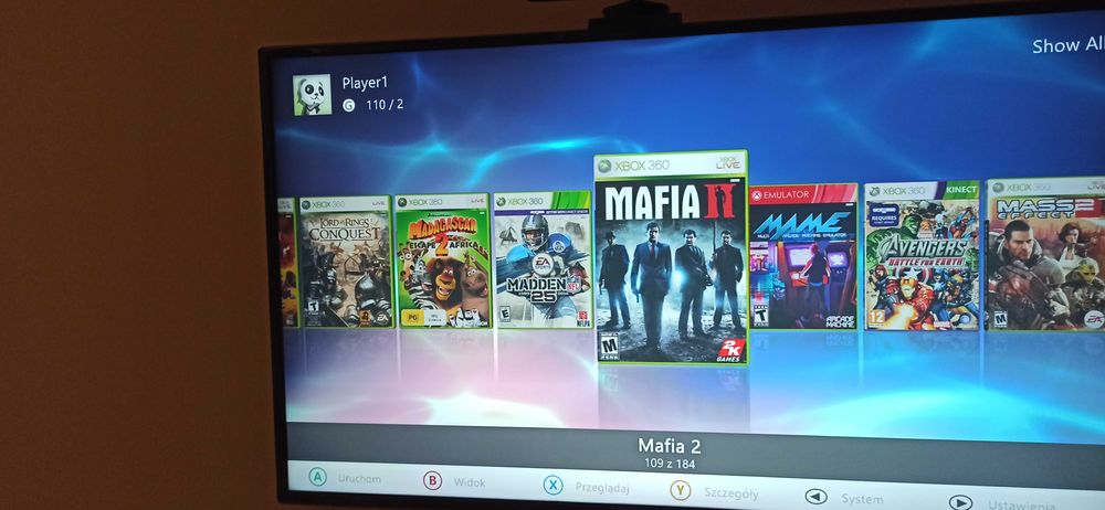 Xbox 360 RGH3 -100% sprawny, kinect,2 pady, Hdd 1TB, Gry, Emulat retro