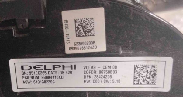 Volante de Direção 98084115XU - PEUGEOT 308 II