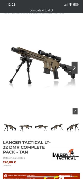 Lancer tactical  LT-32 DMR Airsoft