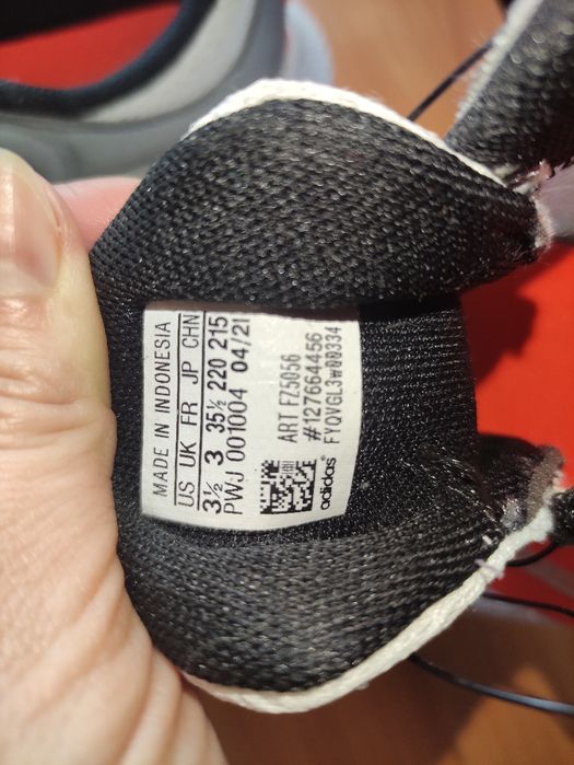 Кросівки (23 см)adidas ActiveFlex Boa J 'White Team Solar OrangeFZ5056