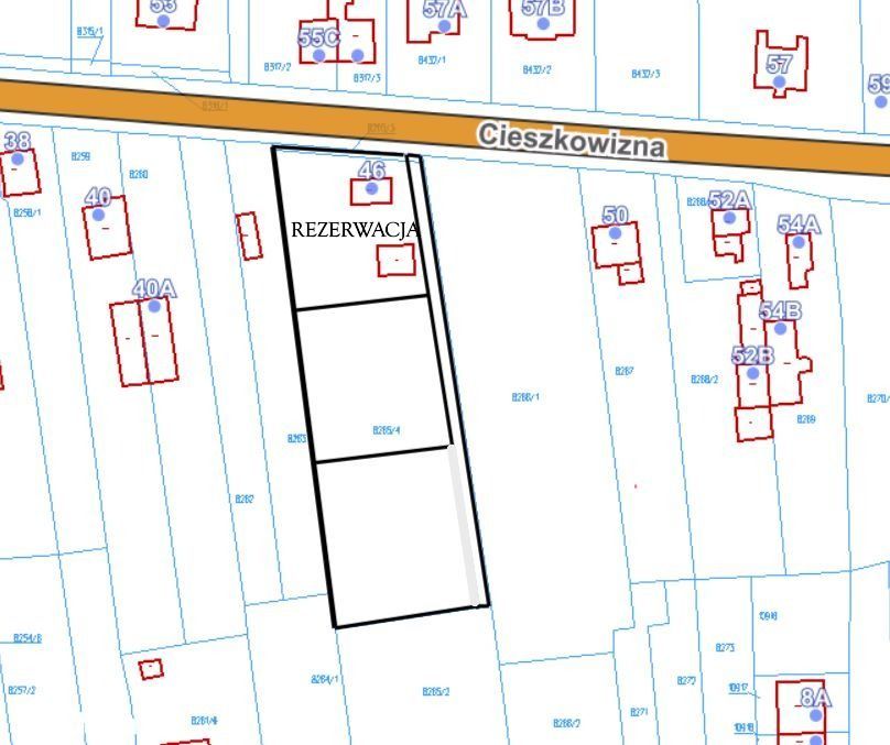 Działki Budowlano - Usługowe , Ul. Cieszkowizna , Łuków, Pow. 800 M²